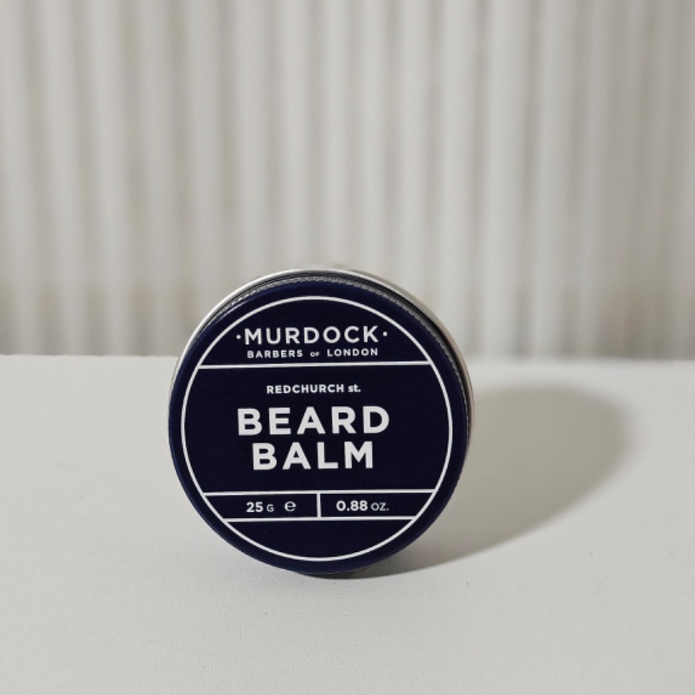 New Murdock London Beard Balm 0.88 Oz 25 g Travel Size For Men Mold Shape